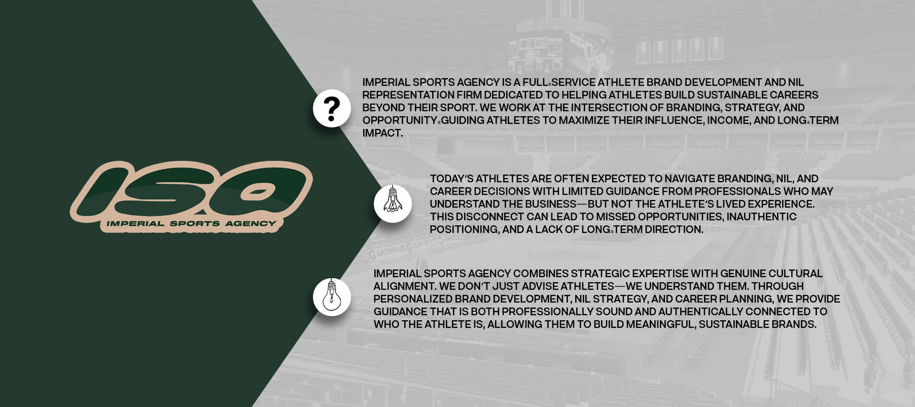 Imperial Sports Agency Problem and Solution